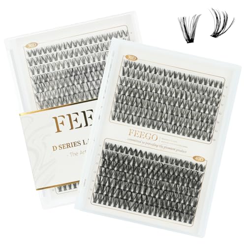 FEEGO Fluffy Lash Extensions Kit 30D+40D 280pcs 9-16mm