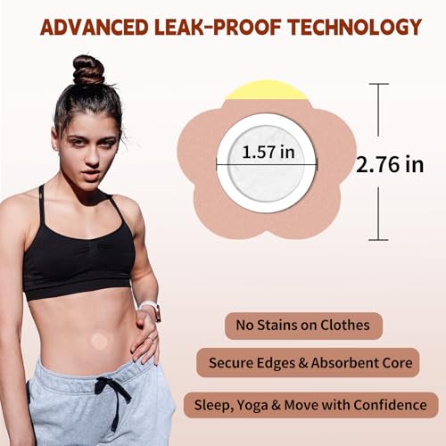 Castor Oil Belly Button Patches, 50pcs Leak-Proof Organic Cotton