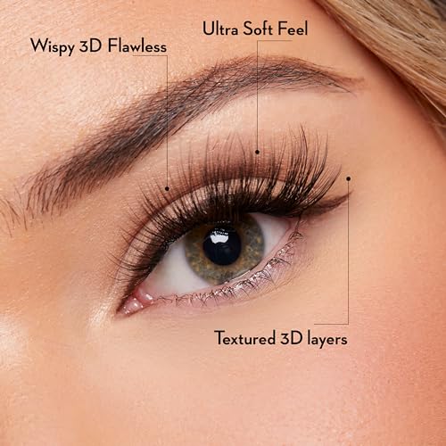 One V Salon 154 Pc DIY Luxe Eyelash Cluster Glam Volume,Fluffy 3D Individual Natural Lash Eyelash Clusters,10-18mm Soft Lashes