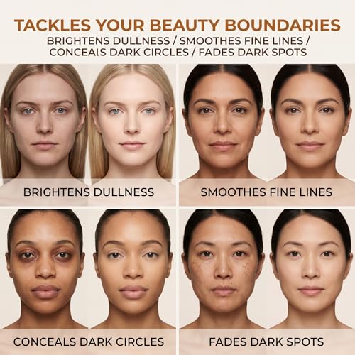 Aikertec BB Blur Tinted Moisturizer SPF 30 - Medium Coverage, Vegan