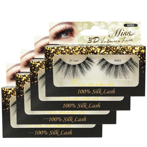 [4 PACKS] Miss Lashes 3D Volume Tapered False Eyelash Extension