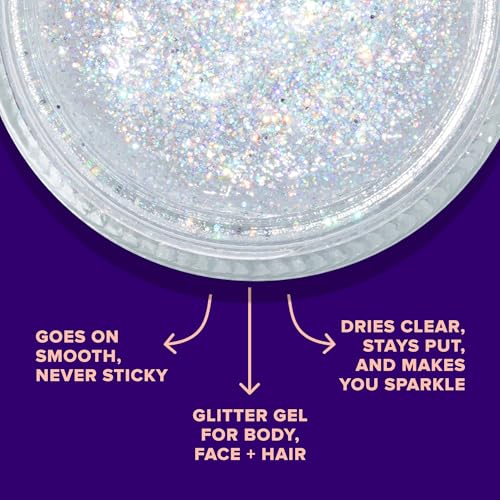 UNICORN SNOT Holographic Glitter Gel - Face, Body & Hair