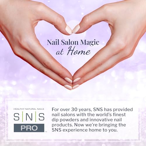 SNS Nail Dip Powder, Gelous Color Dipping Powder - Pink Lemonade (Pink/Pastel, Shimmer), BOS03 - Long-Lasting Acrylic Nail Color & Polish Lasts 14 Days - Low-Odor & No UV Lamp Required - 1 oz