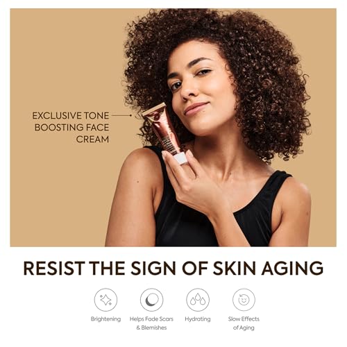 MAKARI Exclusive Active Intense Tone Boosting Face Cream (1.7 oz) | Skin-Brightening Facial Cream | Moisturizes and Softens | Smoothens Fine Lines & Wrinkles | For Dry, Normal, and Maturing Skin