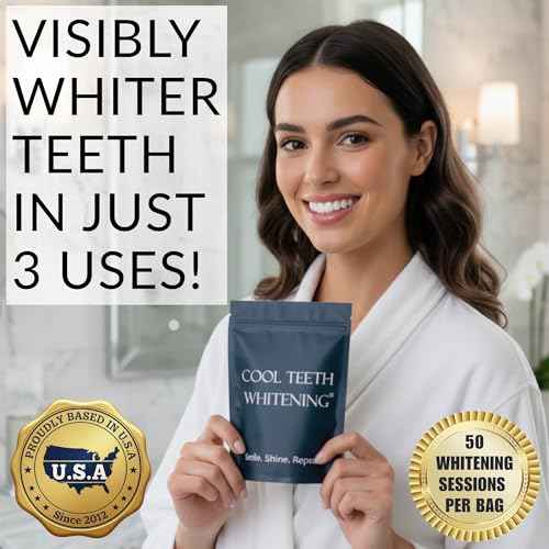 Teeth Whitening Gel for Trays – Pro Strength 44% Carbamide Peroxide, 5 Syringes (50 Uses) + 2 Trays, Enamel Safe Teeth Whitener, Removes Coffee, Wine & Tobacco Stains, at-Home Pro Whitening Kit