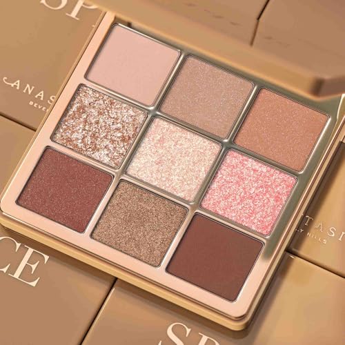 Anastasia Beverly Hills Mini Eyeshadow Palette - High-Pigment Travel Size with Metallics & Neutrals