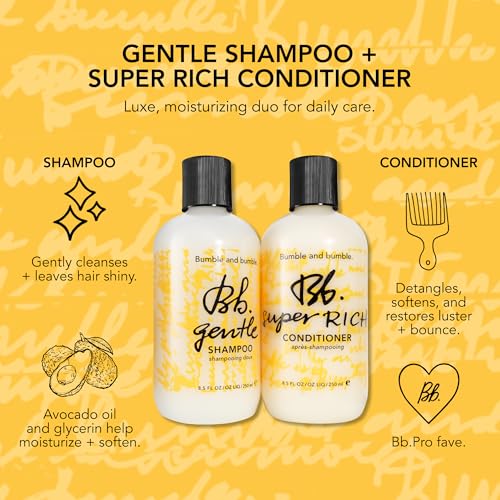 Bumble and bumble. Super Rich Hair Conditioner For Every Day | Hydrating + Adds Shine | Curly, Wavy, Straight | With Glycerin + Avocado Oil