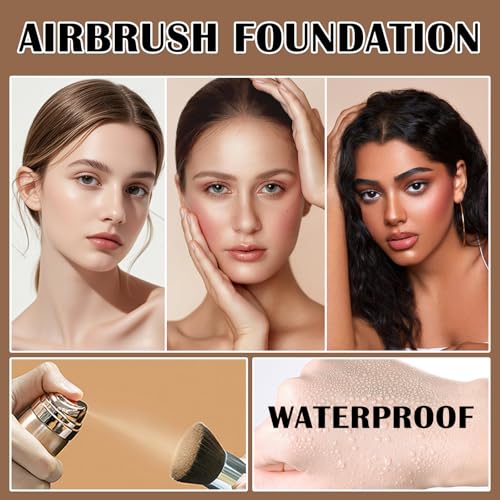 Airbrush Foundation Spray Makeup - Flawless All-Day Coverage