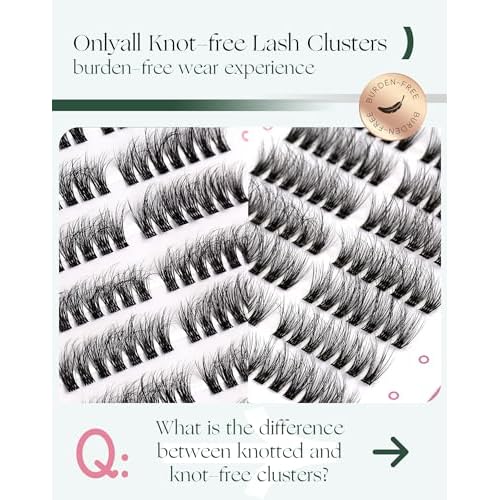 Lash Clusters Eyelash Extension Pre-styled Natural Lashes Clusters C Curl Eyelash Clusters Wispy Lash Clusters Individual Lashes DIY Lash Extensions N02
