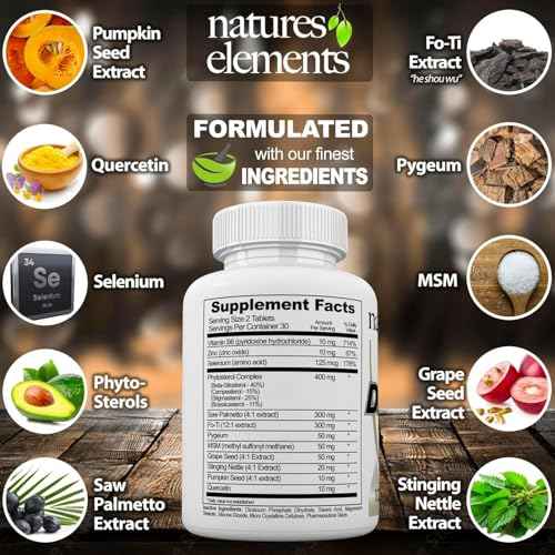 DHT Blocker ? Herbal Formula with Saw Palmetto, Fo-Ti & Beta-Sitosterol ? Supports Hair Regrowth & Gray Hair Reversal ? Non-GMO, Vegetarian - 60 Tablets - Pack of 3