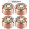 BECHY Gen 3 Gold Replacement Heads for Flawless Facial Hair Remover - 4 Pack