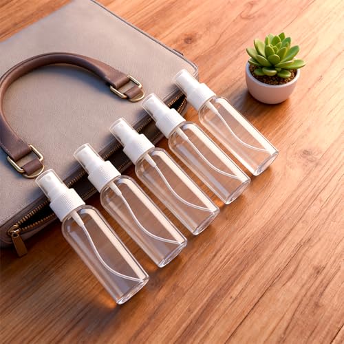 TSA Approved 3.4 oz Travel Spray Bottles - 5 Pack