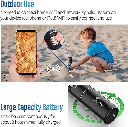 Skybasic 50X-1000X WiFi Digital Microscope with USB & HD Camera