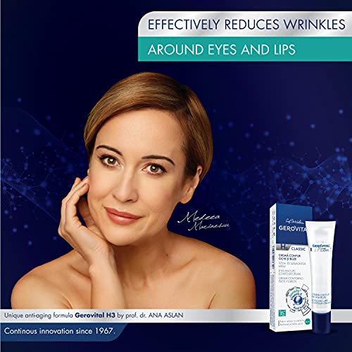 Gerovital Anti-Wrinkle Eye & Lip Cream with Hyaluronic Acid