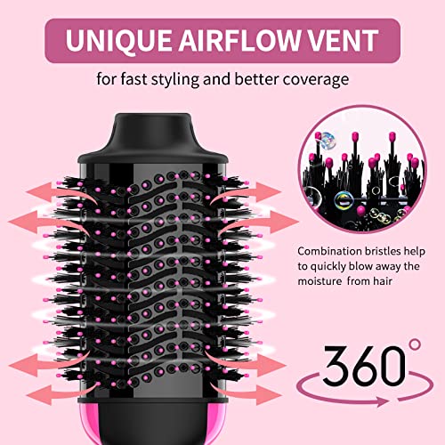 Umeely 4-in-1 Hair Dryer Brush – Ionic Ceramic Hot Air Styler