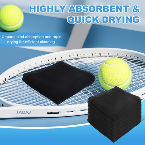 6 Pack Bamboo Fiber Washcloths 12x12 Inch Soft Face Towels