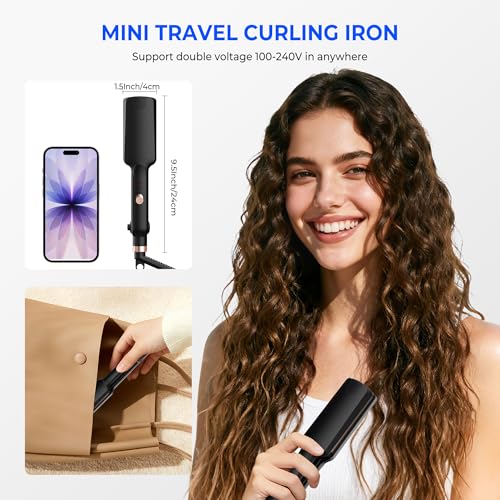Mini Hair Crimper for Women | Fast Heating Waver Iron