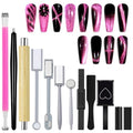 Laza 12 Pcs Nail Magnet Set for Stunning Cat Eye Effects