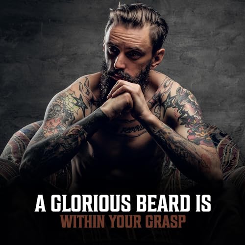 Viking Revolution Sandalwood Beard Oil for Men - Natural Mens Beard Oil with Argan Oil and Jojoba Oil - Beard Softener, Strengthens and Moisturizes - Beard Conditioner for Men (Sandalwood, 3 Pack)