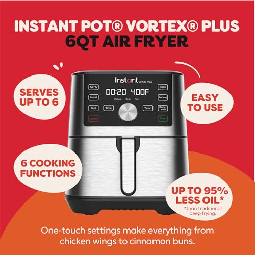Instant Pot 6QT VORTEX Plus Air Fryer - 6-in-1 Cooker