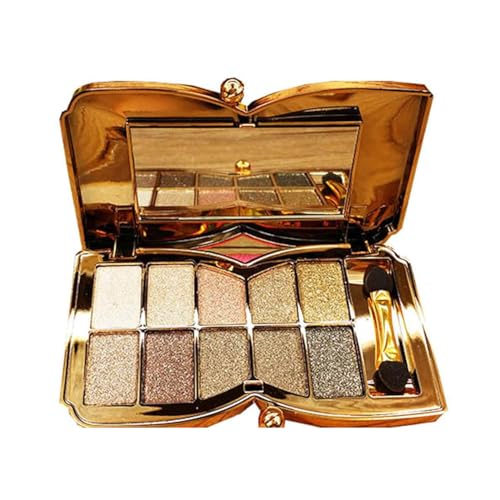 10 Color Glitter Eyeshadow Palette - Shimmer & Matte