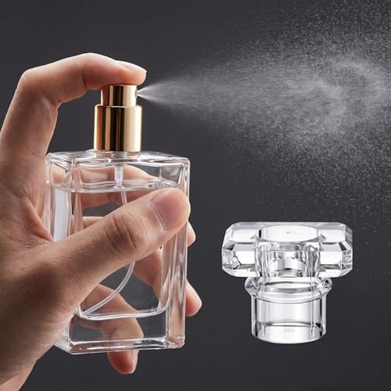 12 Pack 30ml Glass Perfume Bottles with Gold Atomizers