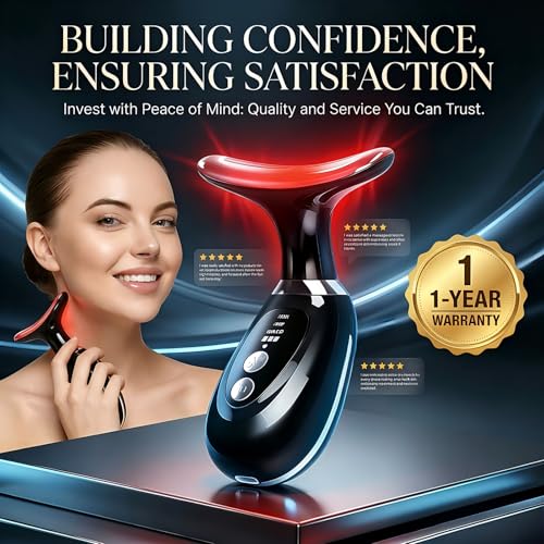 3-in-1 Facial Massager with LED Light & Heating Function