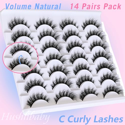 Manga Eyelashes 15mm - Natural Wispy Strip Lashes by Hushlibaby