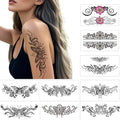 Waterproof Temporary Tattoo Stickers - 9 Sheets