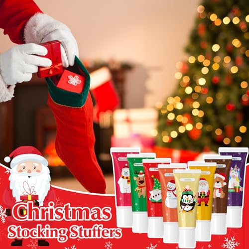 24 Pcs Christmas Scented Lip Balms Natural Balms Bulk Moisturizing Lip Balm for Dry Cracked Lips Christmas Party Gifts Stocking Stuffers for Women Men Girl Staff Coworkers Teacher