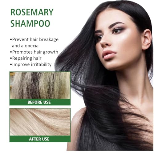 Organic Rosemary Hair Growth Shampoo with Keratin (2PC)