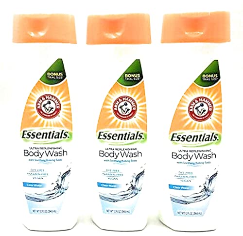 Arm & Hammer Clear Water Body Wash, 3-Pack Ultra Moisturizing