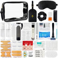 32-Piece Travel Toiletry Kit with TSA Bottles & Emergency Supplies