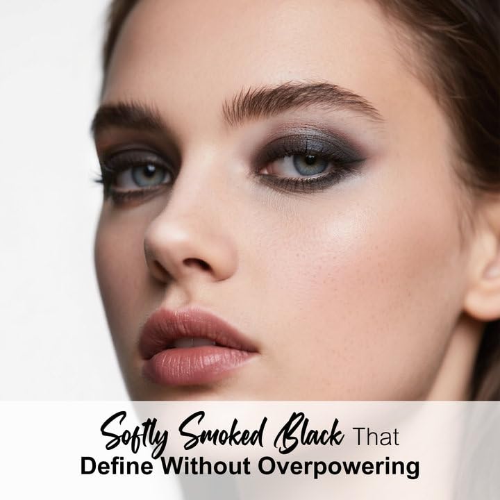 BEPHOLAN Matte Black Eyeshadow Palette - Full Coverage Goth Makeup