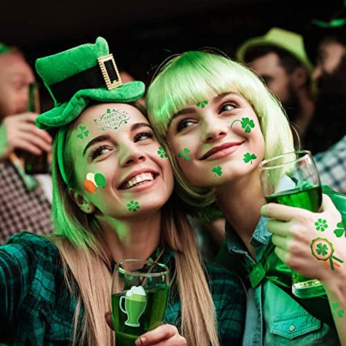 St Patrick's Day Temporary Tattoos, 20 Sheet Set