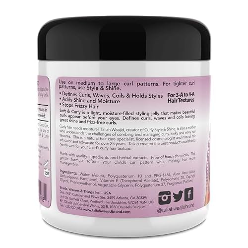 Taliah Waajid Kinky Wavy Natural Soft & Curly Gel 2-Pack for Kids (U064) (U064)