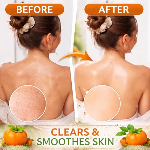 Persimmon Soap Bar for Body Odor - Plant-Based, 3 Pack