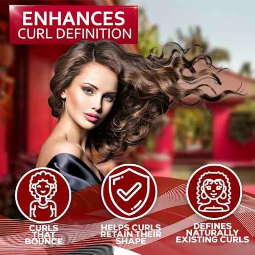 Curly Hair Mask - Deep Conditioning, Curl Enhancing Split End Repair for Women and Men - Strengthening Treatment Cream and Moisturizer Products for Dry, Damaged, Frizzy Hair - Anti Breakage Solution