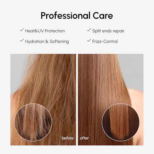 MAREE Hair Oil for Frizzy Hair with Argan Oil, Keratin & Biotin ? Hair Serum for Dry and Curly Hair Gloss ? Frizz Control Hair Care Products for Women ? Aceite Para el Cabello ? Keratin Hair Treatment