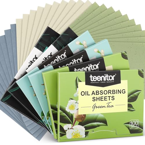 Teenitor Oil Blotting Sheets for Face, 600 Sheets