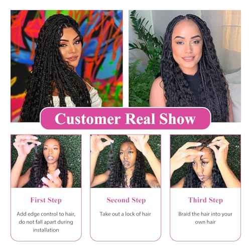 Human Braiding Hair Water Wave Boho Braids Human Hair Bulk Human Hair for Braiding 100g 2Bundle/Pack No Weft Bundles for Braiding Micro Human Braiding Hair for Boho Braids (26 Inch)