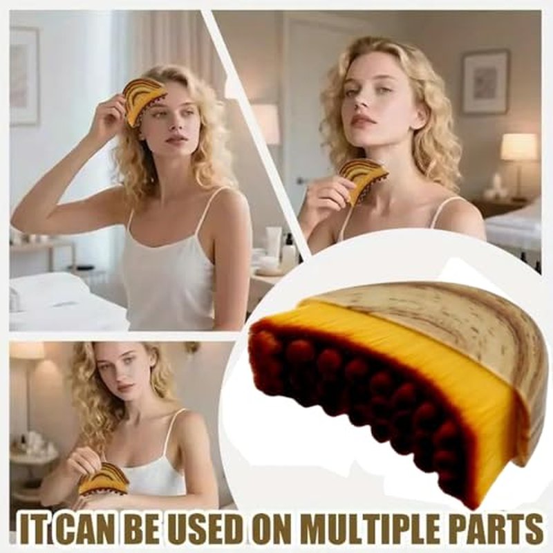 LOVINSHOW Lymphatic Contour Face Brush for Makeup & Massage