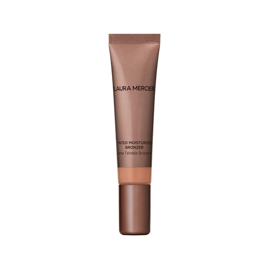 Laura Mercier Tinted Moisturizer Bronzer: Long Lasting Sheer Cream Bronzer, Weightless, Buildable Coverage, 12 HR Hydrating Wear, Non-Comedogenic, 6 Shades for All Skin Tones, Sunbeam