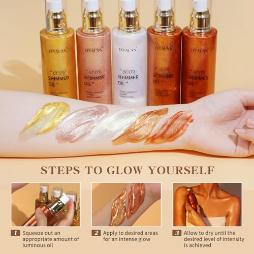 Shimmer Body Oil Liquid Highlighter - 3.38 fl oz