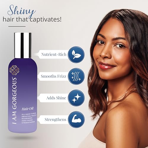 Anti-Frizz Hair Oil with Argan & Marula for All Hair Types