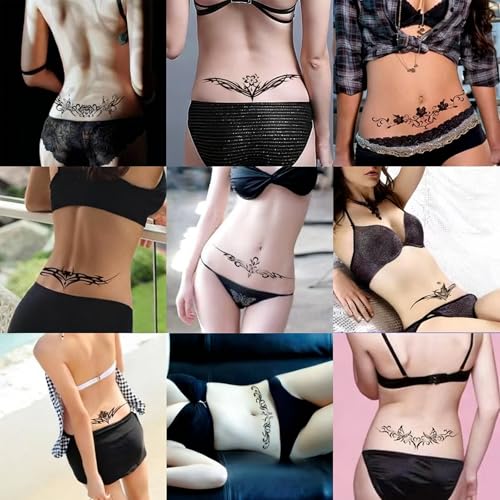 18 Sheet Y2K Temporary Tattoos | Waterproof Plant-Based Ink
