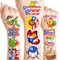 96PC Puerto Rico Temporary Tattoos for Kids | Waterproof Party Favors