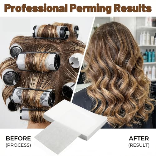 Hair Perm End Papers 480 Pack Heat-Resistant Tissue for Salon & Home Styling