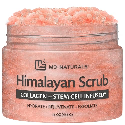 Himalayan Salt Scrub Exfoliator with Jojoba Oil - 16oz