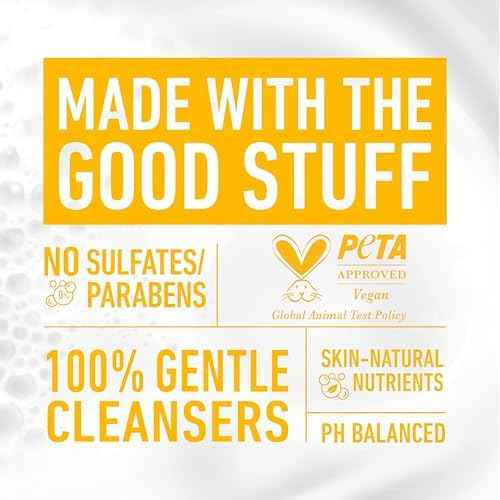 Dove Plant Milk Cleansing Body Wash Turmeric & Lemon for Moisturized Skin Gentle Cleanser, No Sulfates or Parabens, pH balanced 17.5 fl oz